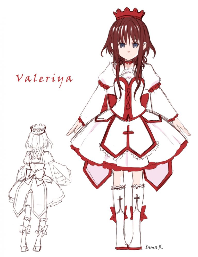 Valerie,the main character of "Revenge of the Queen" Valerie,the main character of <i>"Revenge of the Queen"</i>