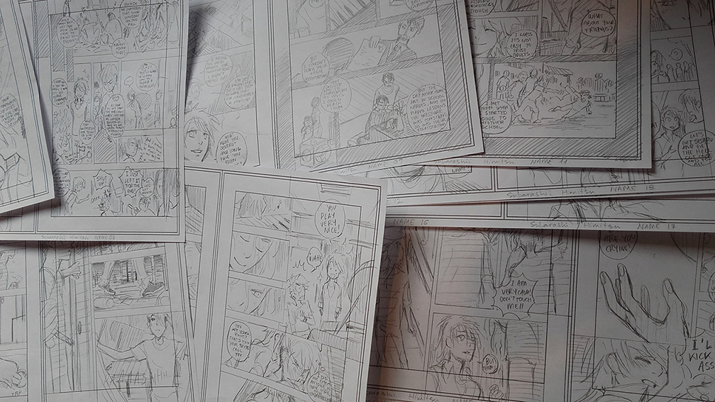 Simple storyboards help make defined manga Names.
Simple storyboards help make defined manga Names.