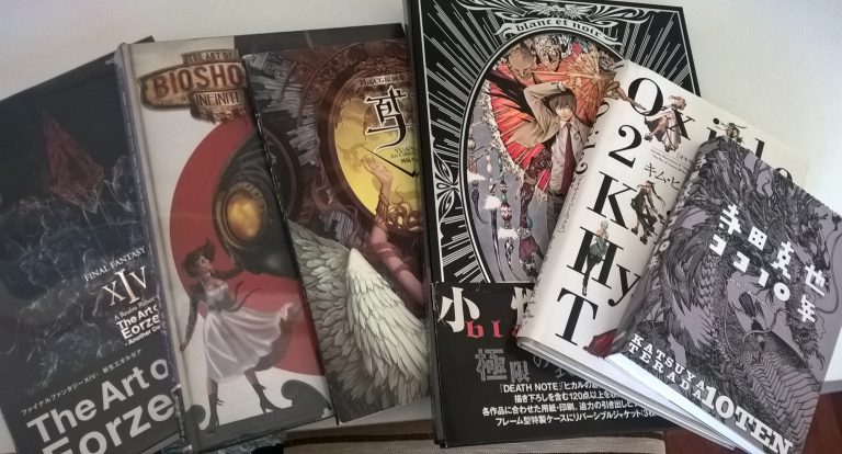 Using <i>"The Art of Bioshock Infinite"</i> and <i>"Katsuya Terada Koko 10"</i> for references.