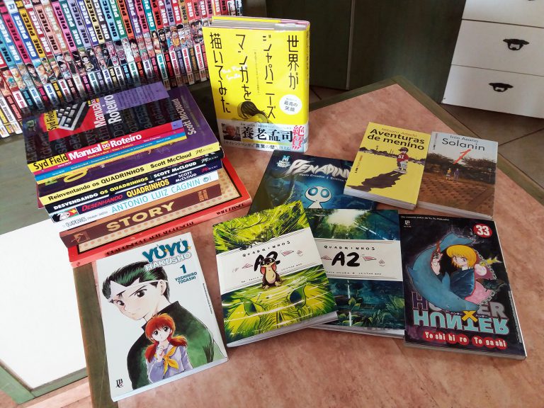 “YuYu Hakusho,” “Hunter x Hunter,” and the SMA2 manga inspire creativity in Max. “YuYu Hakusho,” “Hunter x Hunter,” and the SMA2 manga inspire creativity in Max.