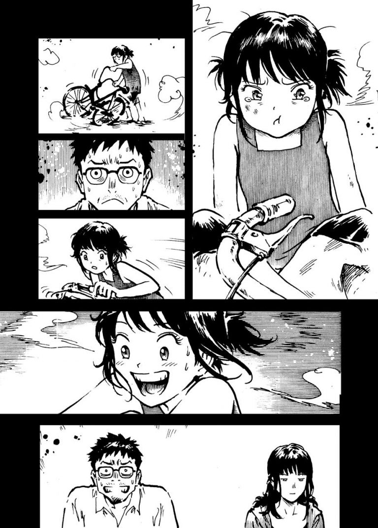 Kids learning to bike. A scene from life. Kids learning to bike. A scene from life.