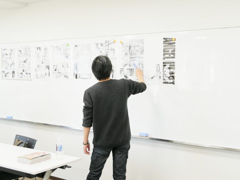Hojo-sensei breaks down manga paneling with his work “Angel Heart”.