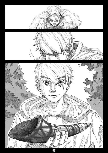 The second color moment to emphasize the horn in “Reincarnation” (SMA5). The second color moment to emphasize the horn in “Reincarnation” (SMA5).