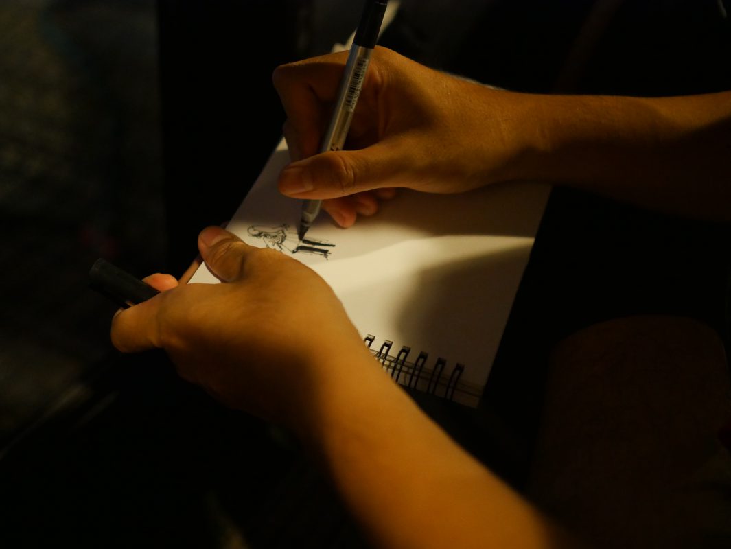 Zevania always catches the moment with his magic pen.