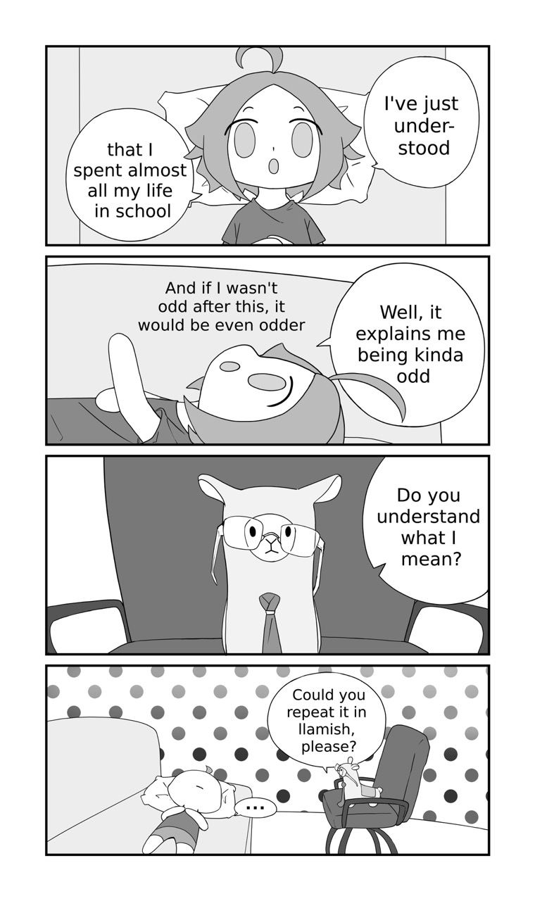 Akari Sayaka's 4-koma manga